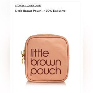 Stoney Clover Lane - Bloomingdales Little Brown Pouch